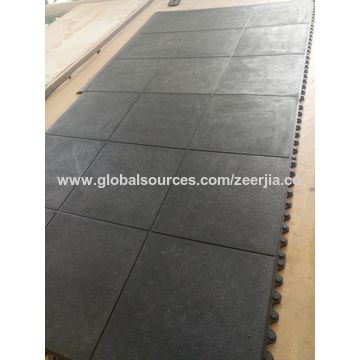 China Anti Fatigue Gym Rubber Mat With Interlocking And Safety Mat