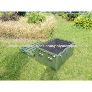 Outdoor Wheeled Big Volume Plastic Waterproof Fireproofing Turnover Equipment  Box - China Plastic Tooling Box and Plastic Rotomolding Fixture Box price