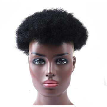 China 6mm 10mm 12mm 15mm Wave Unit Men Afro Hair Toupee For Black