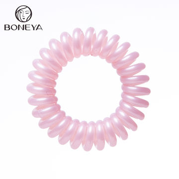 Accesorios de pelo de neón para niños, bobinas elásticas, línea telefónica, soporte de cola de caballo helicoidal