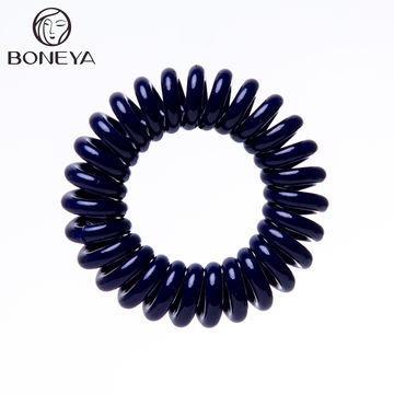 Accesorios de pelo de neón para niños, bobinas elásticas, línea telefónica, soporte de cola de caballo helicoidal