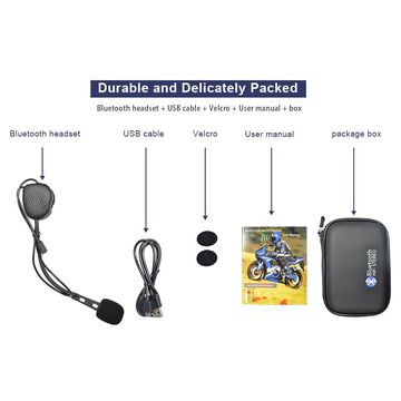  Helmet Headset Durable Handsfree Helmet Headset with TPE  Motorcycle Cable : Electronics