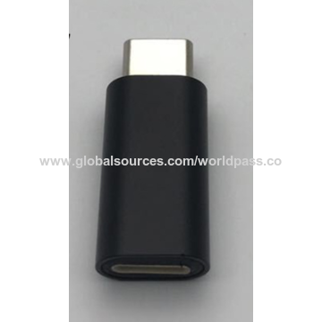 Adaptador Rápido, Tipo-C Macho a Micro USB 2.0 B Hembra con Cubierta Metálica