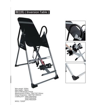 China Professional Inversion Table Back Pain Relief Upside Down