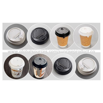 80mm mouth size 8oz coffee paper cup lid