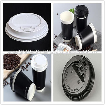 80mm mouth size 8oz coffee paper cup lid