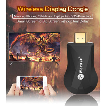 Dongle Chromecast Ezcast compatible con Miracast/DLNA/Airplay Mirroring, reproducción HD 4K 1080P