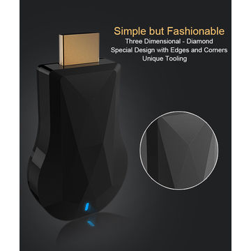 Dongle Chromecast Ezcast compatible con Miracast/DLNA/Airplay Mirroring, reproducción HD 4K 1080P