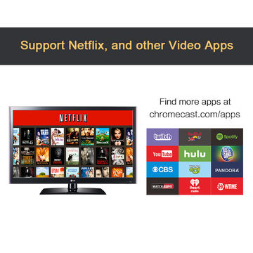 Dongle Chromecast Ezcast compatible con Miracast/DLNA/Airplay Mirroring, reproducción HD 4K 1080P