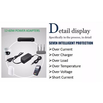 China 12V5A AC/DC Power Adapter with CE, RoHS, KC, CB Marks on Global ...