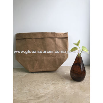 China Kraft Paper Bags Washable Trash Can On Global Sources