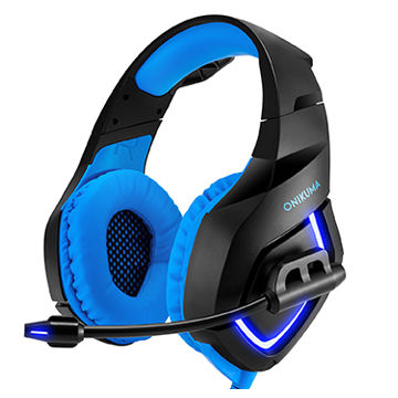 China Wearable Headphones with 3.5mm Jack K2-L game headsets with LED ...