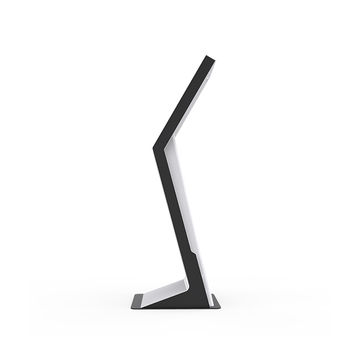 China Z Frame Floor Standing Tablet Stands With Key Lock For Ipad