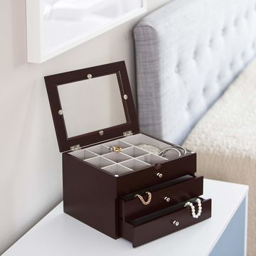 China New Classic Design Home Furniture Three Layer Drawer Wooden
