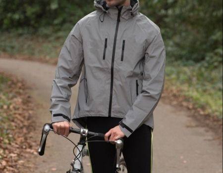 reflective cycling jacket