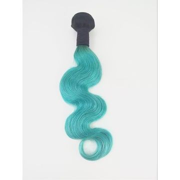 China Dark Roots Two 3 Tone Sew In Human Hair Weave Ombre Colored