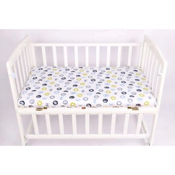 China New Born Baby Crib Sheet Bed Fitted Sheet Plain 100 Cotton