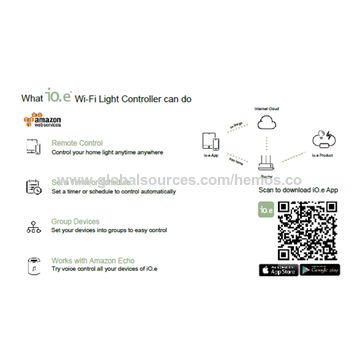 Trabajo elegante del regulador de la luz del Wi-Fi con el teléfono APP teledirigido, regulador ligero de Dimmable