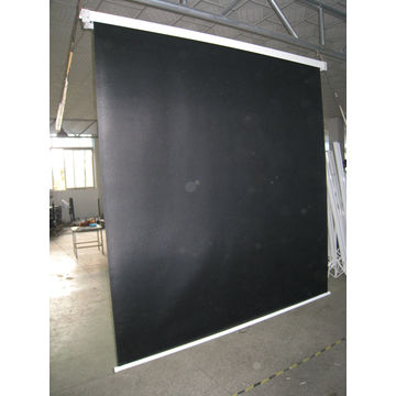 China 100inch Manual Pull Down Screen High Quality Screen On