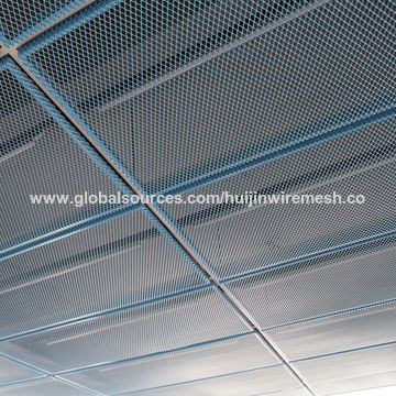 China Aluminum Suspended Ceiling Tiles Expanded Metal Mesh