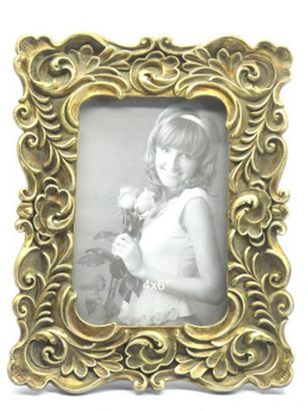 China Hand Painted Antique Style Photo Frames With Black Cardboard Hand Painted Antique Style Photo Frames