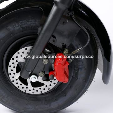 1500w suspensión trasera delantera dos asientos scooter eléctrico de potencia verde