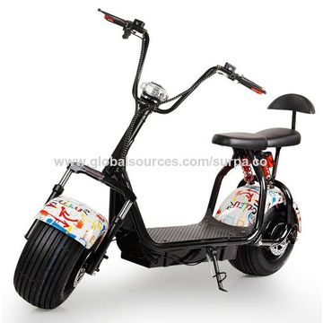 1500w suspensión trasera delantera dos asientos scooter eléctrico de potencia verde