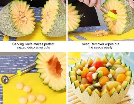Vegetable Fruit Food Peeling Carving Tools Kit Culinary Carving Tool Set  for Fruit/vegetable Garnishing Making