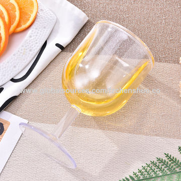 Buy Wholesale China Double Layer Plastic Goblet Cocktail Cup Champagne Cup  Gel Ice Freezer Mug With Lid And Straw & Double Wall Water Bottle Plastic  Goblet Mug Cup at USD 1