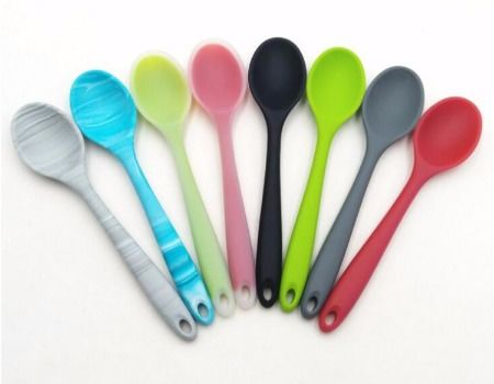 Solid Kitchen Heat Stirring 1 Pcs Serving Silicone Mixing Cooking Spoon NEW