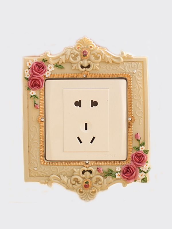 Vintage Resin Fruit Light Switch Wall Plate Cover 3D