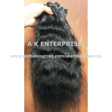 India Natural Unprocessed Raw Virgin Indian Human Hair Extensions