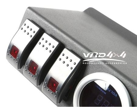 Control Box 6 Switch Electronic Relay System Module Digital Voltmeter 09-17 JK