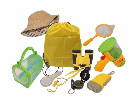 Bug Catcher Kit Outdoor Explorer Set with Binoculars Magnifying