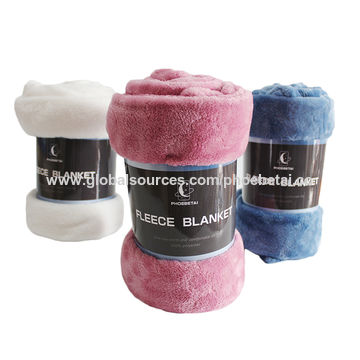 China Life Comfort Flannel Fleece 100 Polyester Blankets On Global