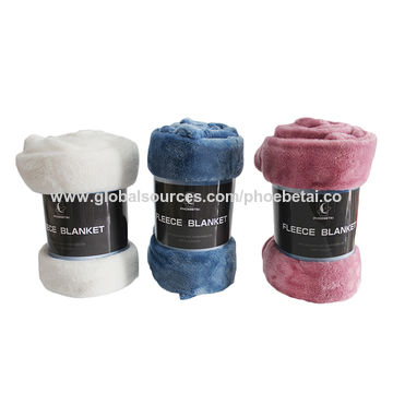 China Life Comfort Flannel Fleece 100 Polyester Blankets On Global