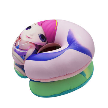 China Mermaid Micro Beads Filling Travel Pillow Protecting Girl