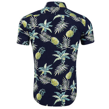 Source Customized Printing Wholesale Oversized Hawaiian Shirt For