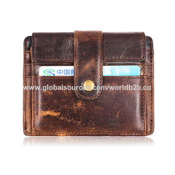 Buy Wholesale China Custom Rfid Silm Magnetic Leather Money Clip Wallet  Luxury Credit Card Holder For Men & Silm Magnetic Leather Money Clip Wallet  at USD 2.49