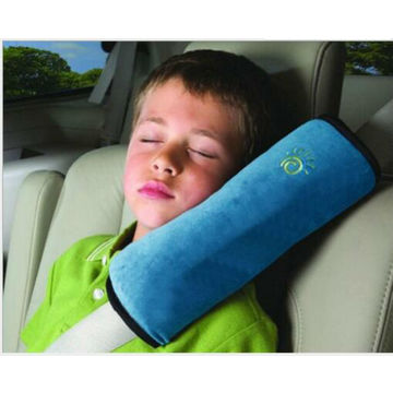 China Neck Pillow Kids Seat Belt Head Neck Rest Soft Plush Car
