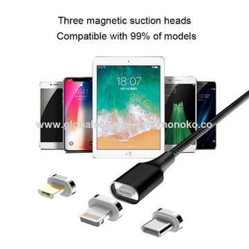 Cable de carga magnético de alta velocidad del nuevo diseño 3A USB para el iPhone