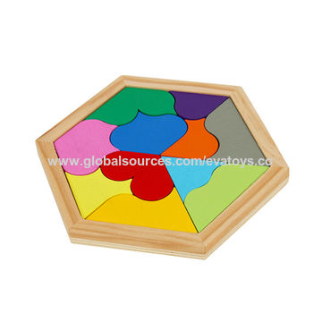 China New hottest 3D shape identify wooden iq puzzles for kids W14A174 ...