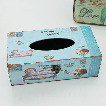 custom tissue box holder