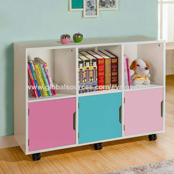 China New Design Multi Function Wooden Toy Storage Shelves