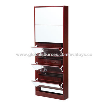 China White Full Length Mirror Wholesale Modern Wooden Bedroom