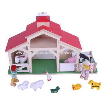 China 2016 Most Popular Baby Wooden Toy Farm W06a127 On Global Sources