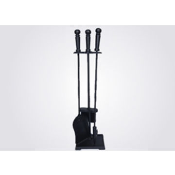 China Fireplace Tools 4pcs Black Fire Set On Global Sources