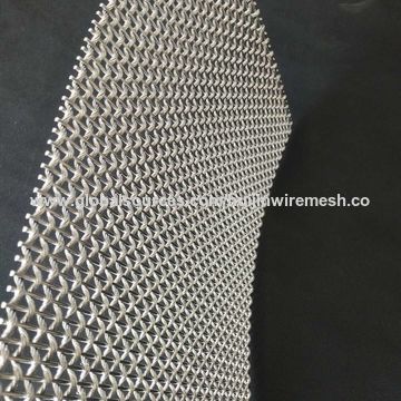 China Metal Stainless Steel Rope Decorative Wire Mesh For Cabinets