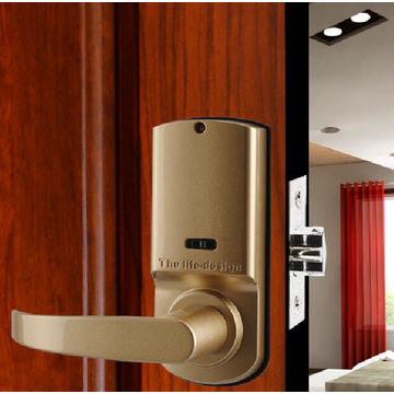 China Card Swipe Electronic Rfid Hotel Room Door Lock On Global