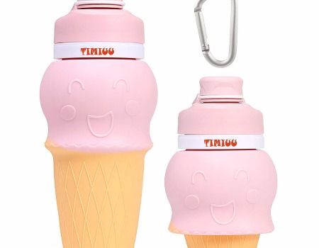 2024 Cute Water Bottle For Kids, Unique Ice Cream Shape Water Cup